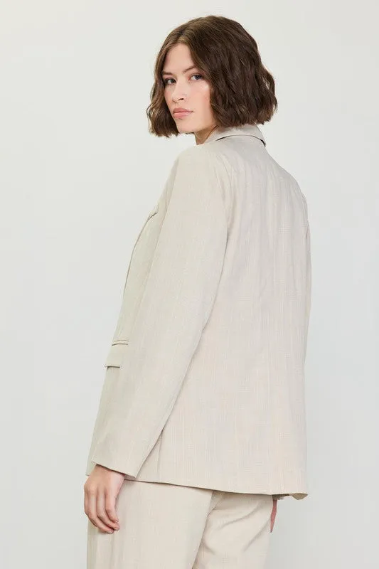 ABIGAIL SINGLE BUTTON BLAZER