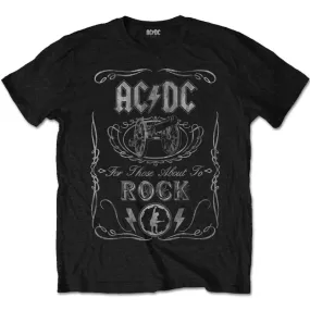 AC/DC Adult T-Shirt - For Those About To Rock Artwork