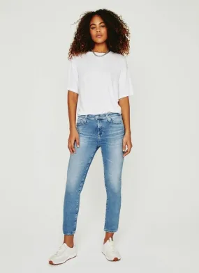 AG - Mari Crop High Rise Slim Straight Jean