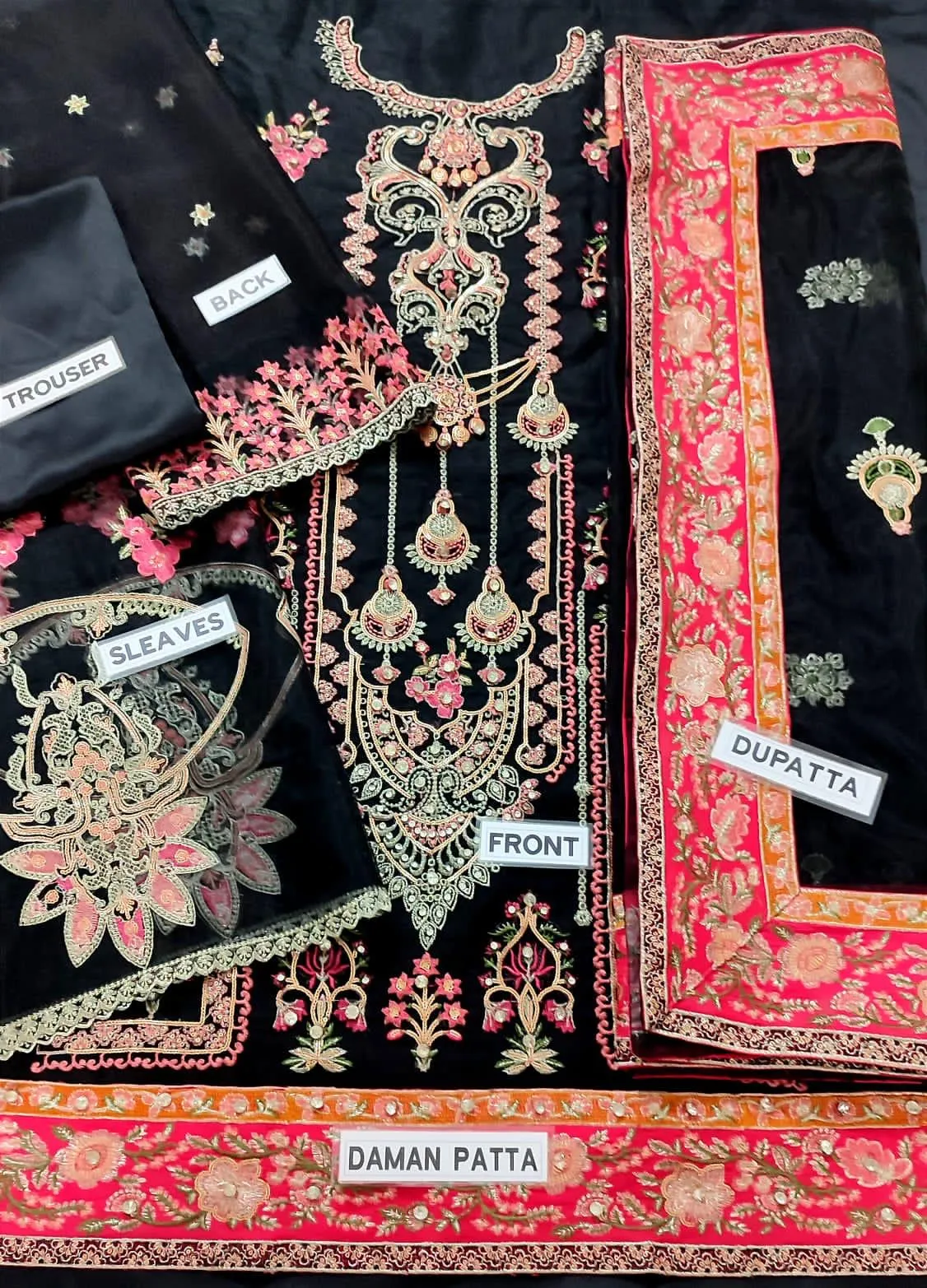 Akbar Aslam Organza Suit