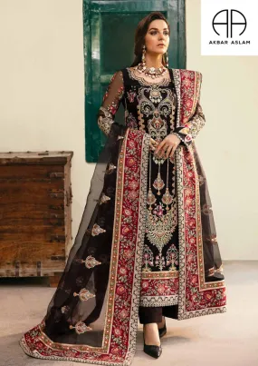 Akbar Aslam Organza Suit