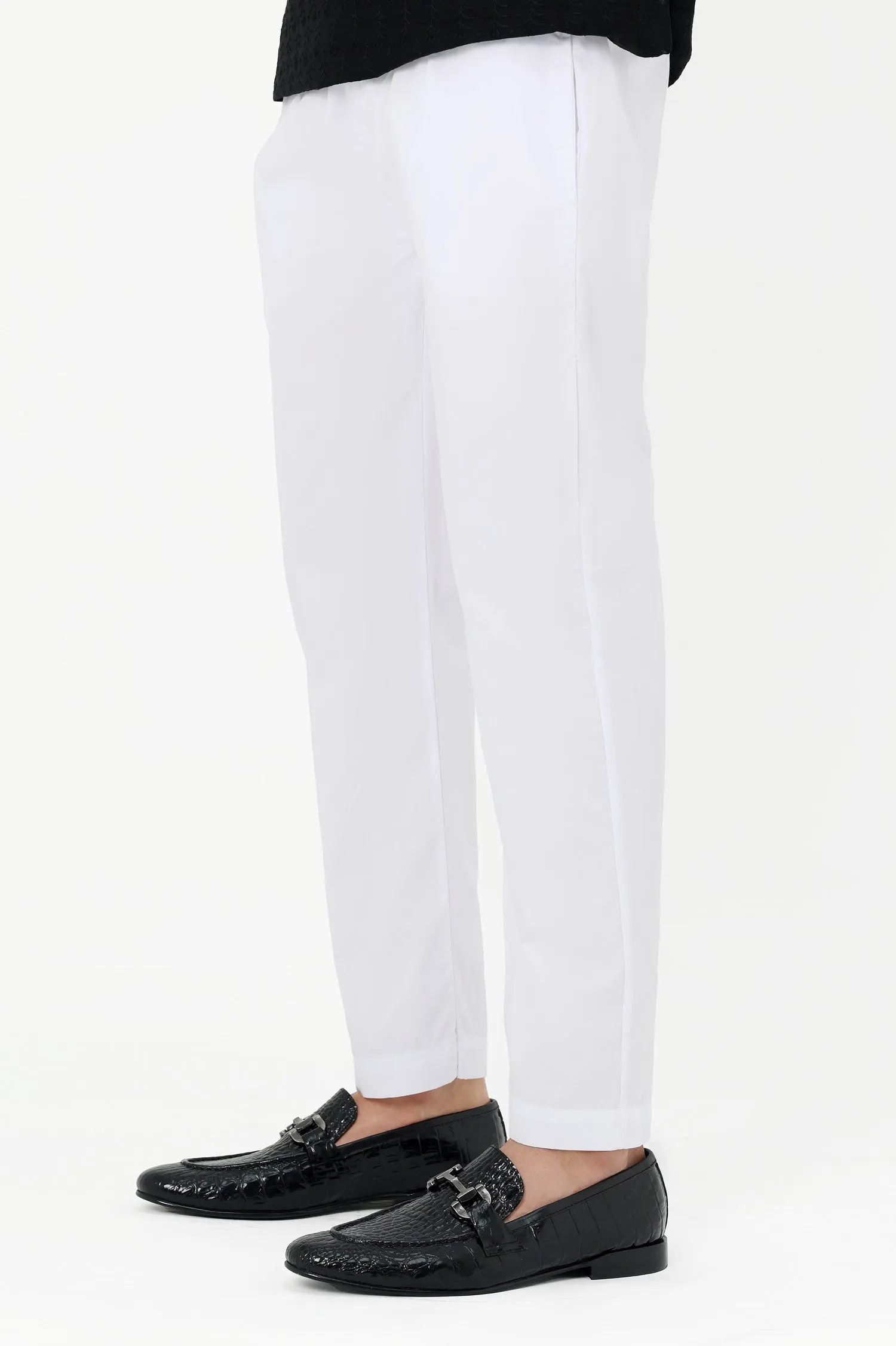 ALMAS TROUSER-WHITE