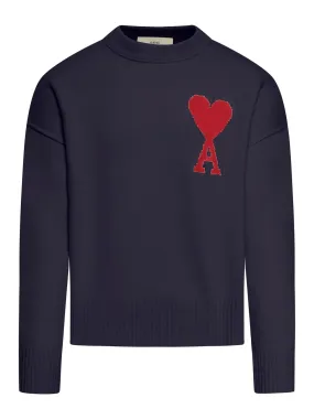 Ami de Coeur intarsia-logo jumper