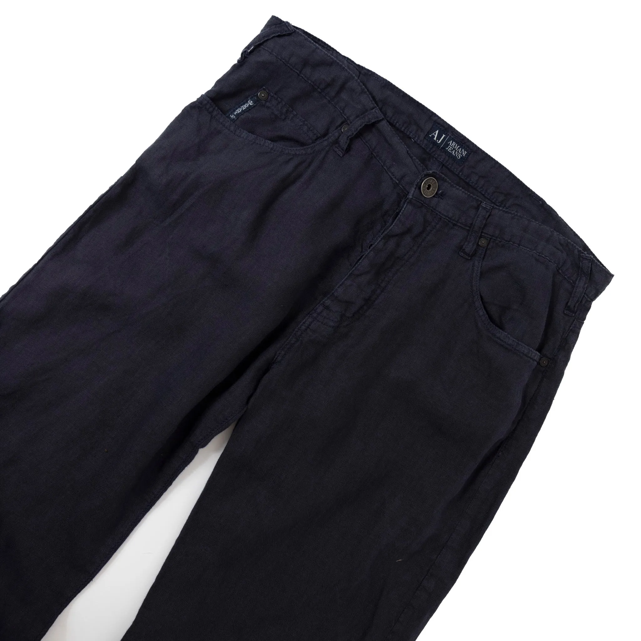 Armani Jeans Navy Lightweight Trousers