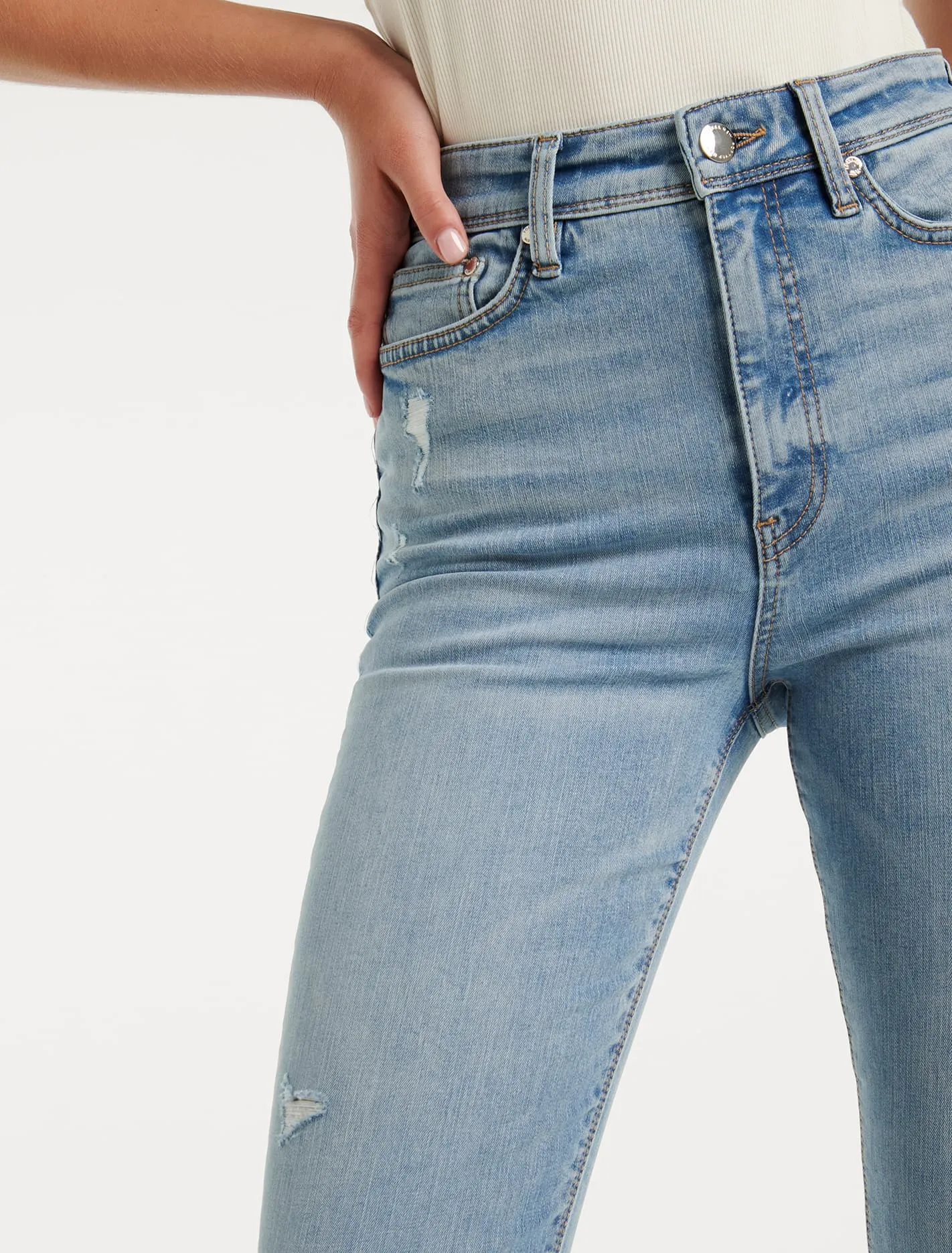 Ashley Mid-Rise Skinny Jeans