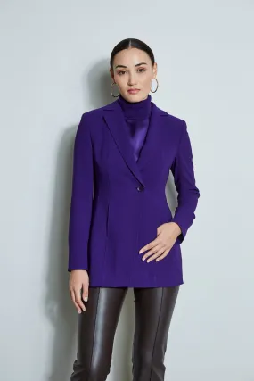 Asymmetric Single Button Blazer