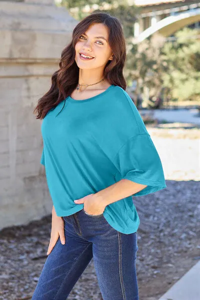 Back To Basics Drop Shoulder Top