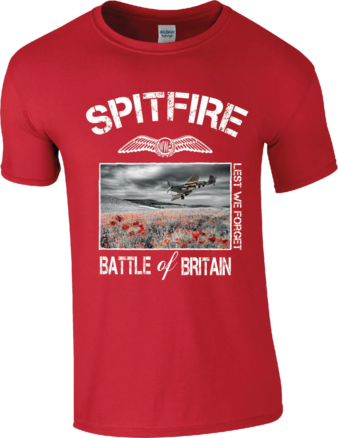 Battle of Britain Spitfire Remembrance T-Shirt