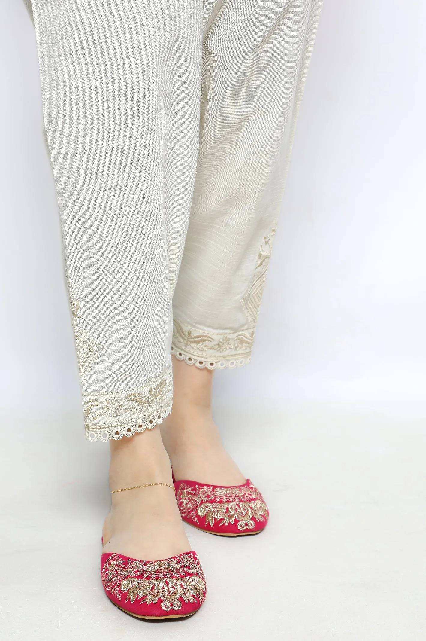 Beige Ladies Trouser