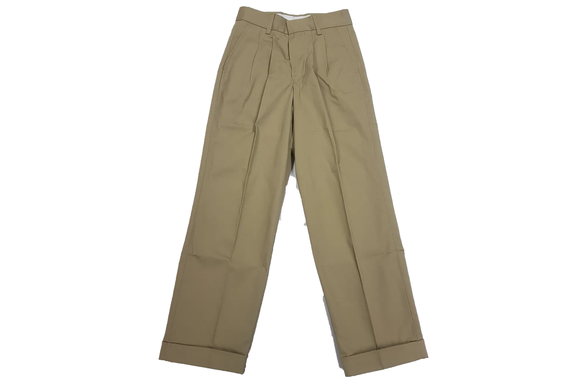 Beltloop Trouser Khaki Emb - Canaan College