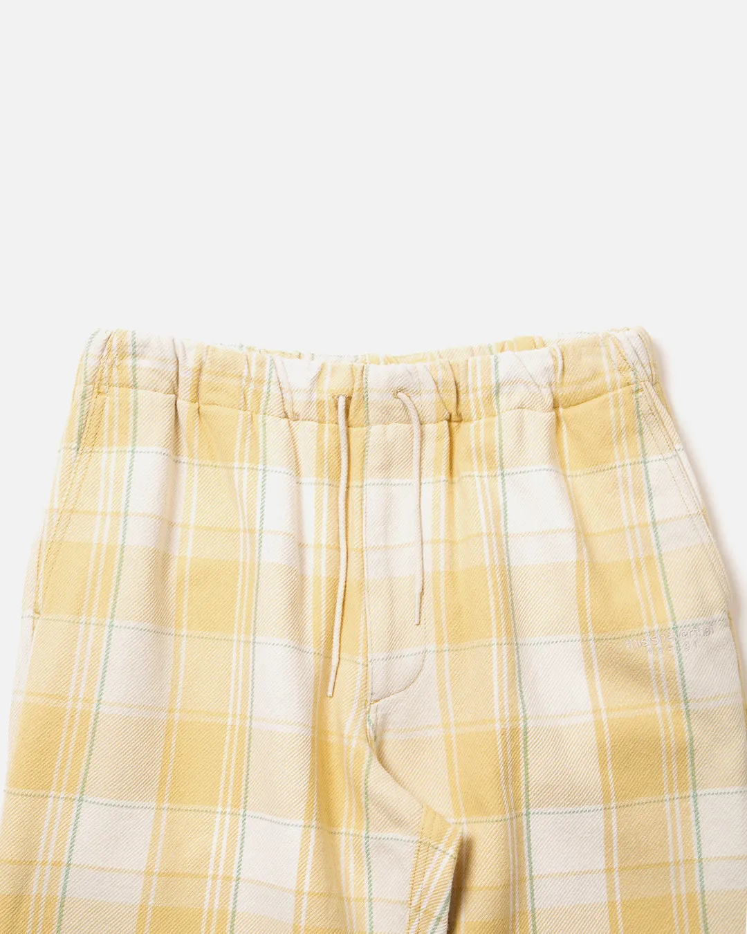 Big Plaid Flannel Pant - Yellow