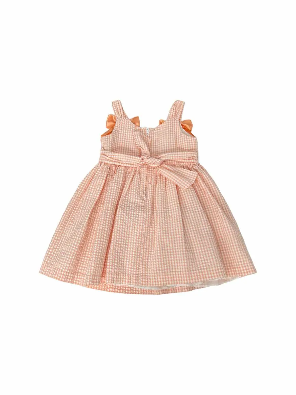 BONNIE JEAN PCH/WHT Child Size 2T Dress