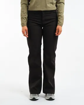 Boot Cut Black Muted Scuba