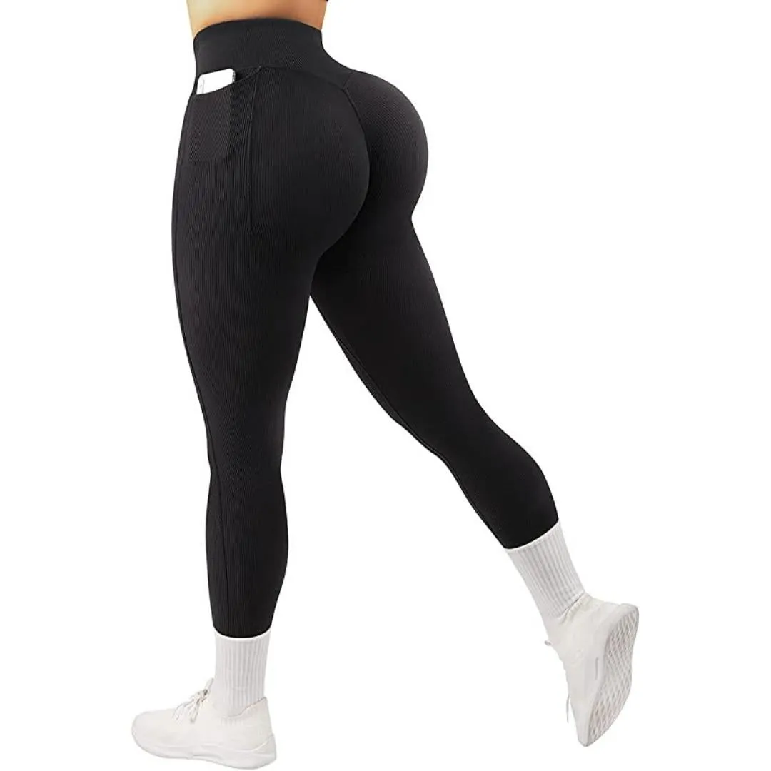 Braelyn Ribbed Seamless Leggings