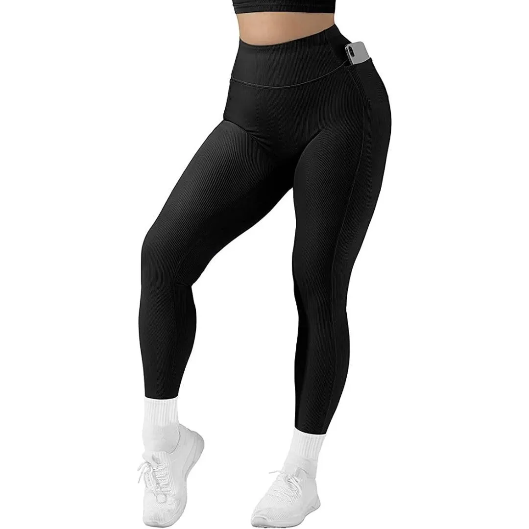 Braelyn Ribbed Seamless Leggings