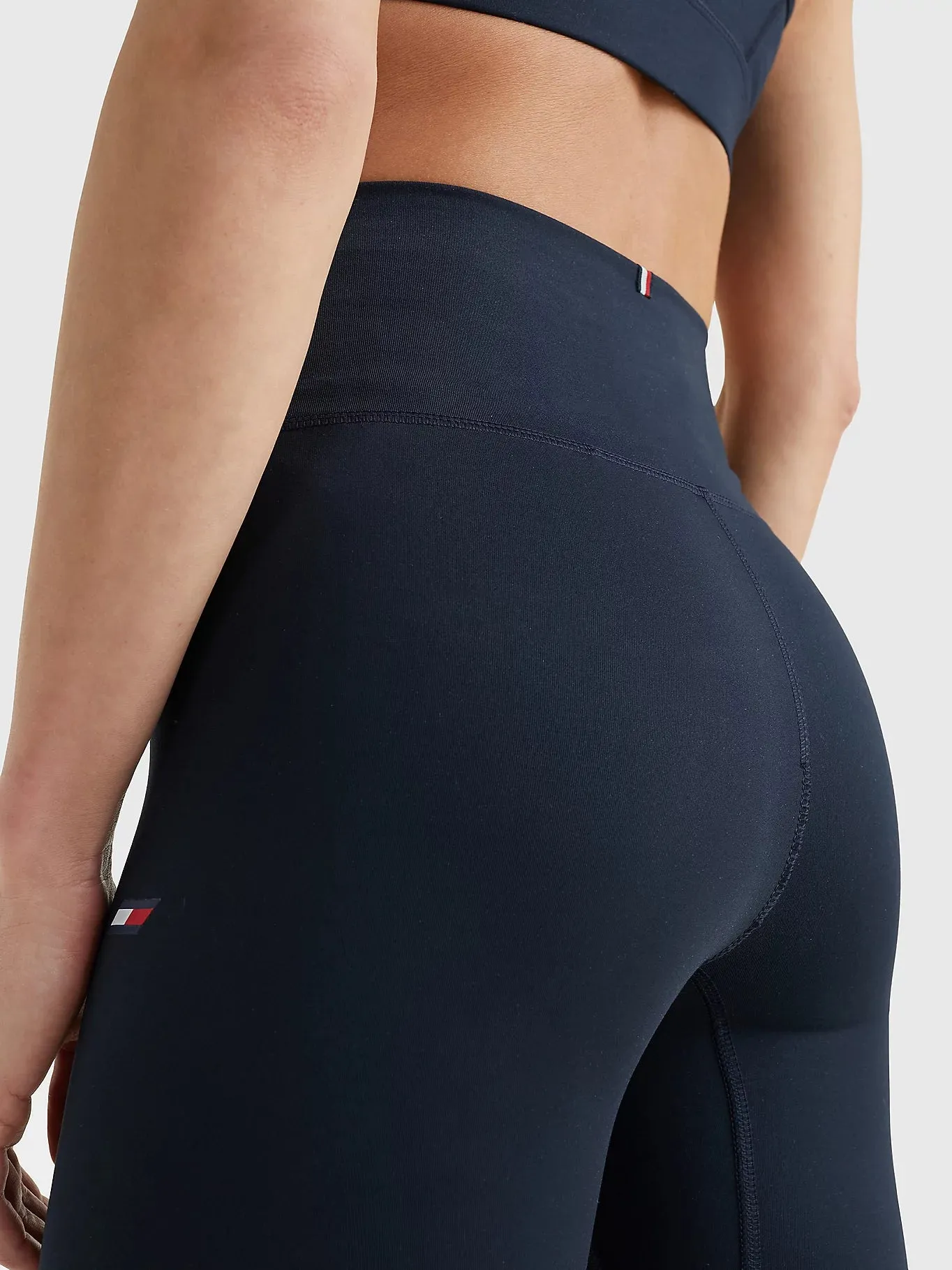 Branded core legging -Navy