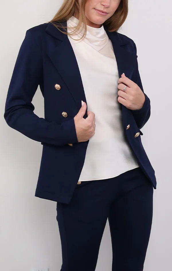 Button Ponte Blazer