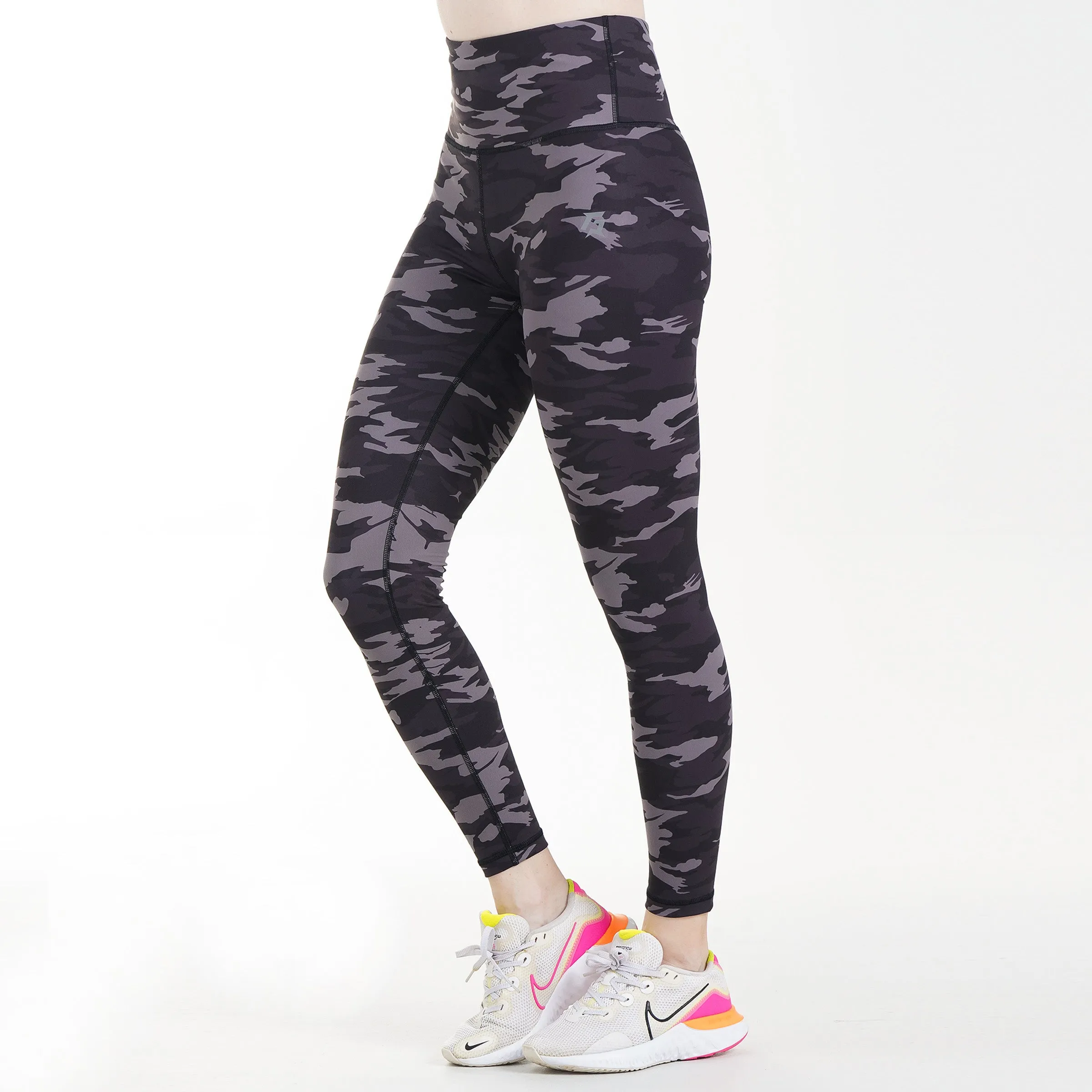 Camo Textured Leggings (Grey)