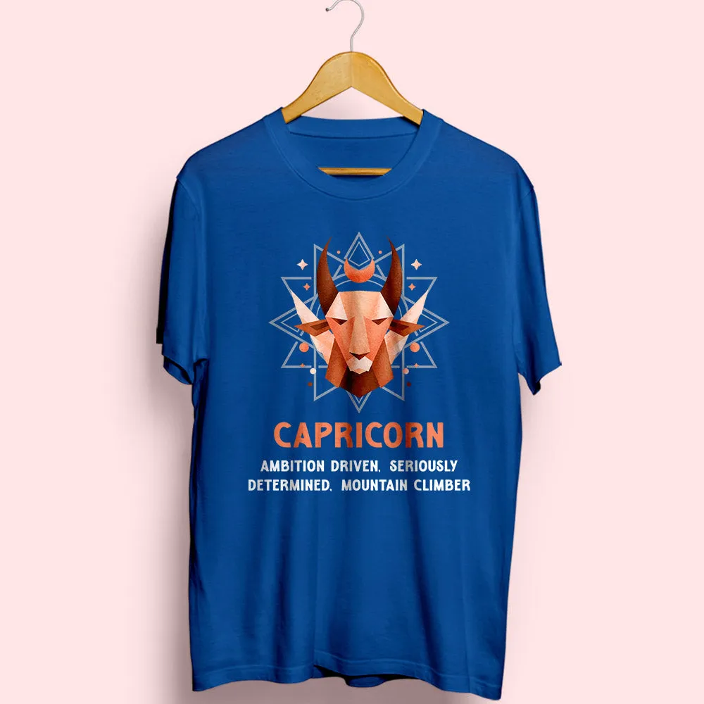 Capricorn Half Sleeve T-Shirt