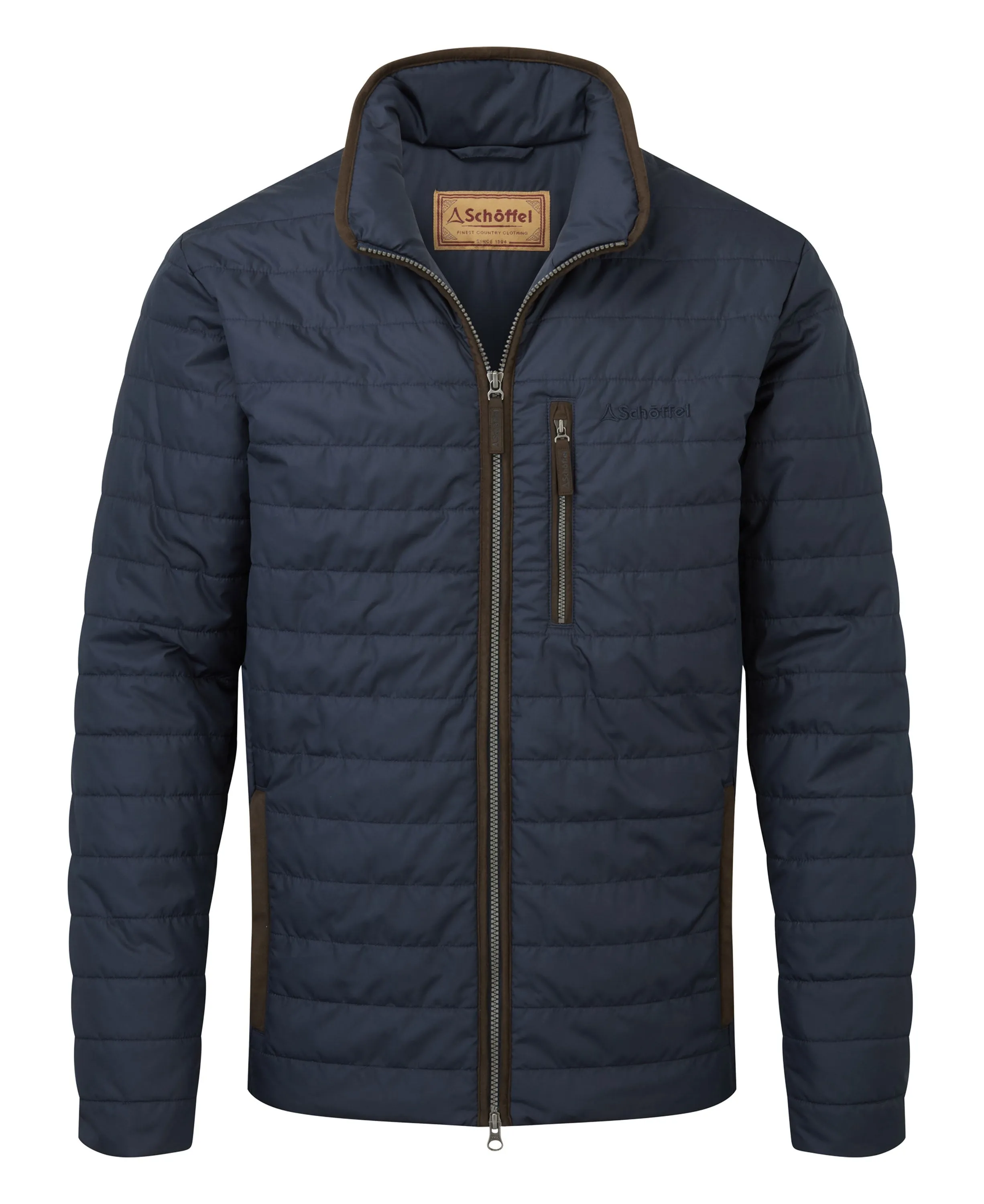 Carron Quilted Jacket - Navy