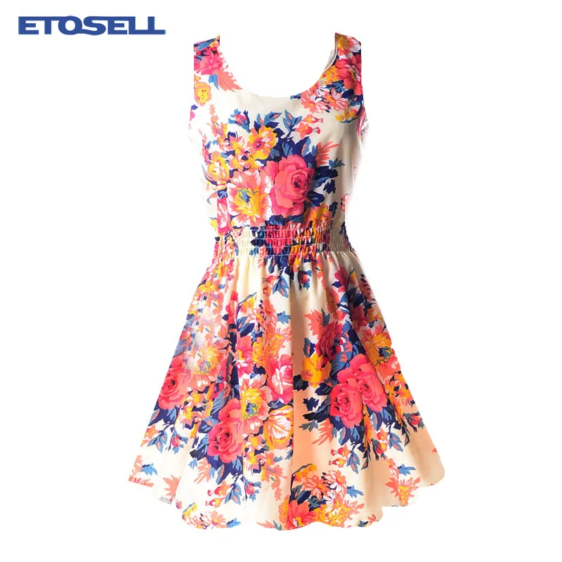 Casual Summer Chiffon Dress Women Clothes Beach Dresses