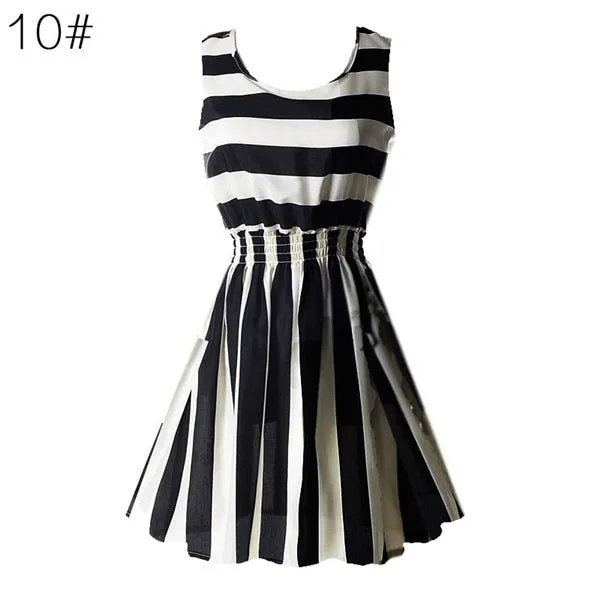 Casual Summer Chiffon Dress Women Clothes Beach Dresses