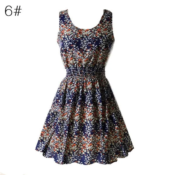 Casual Summer Chiffon Dress Women Clothes Beach Dresses