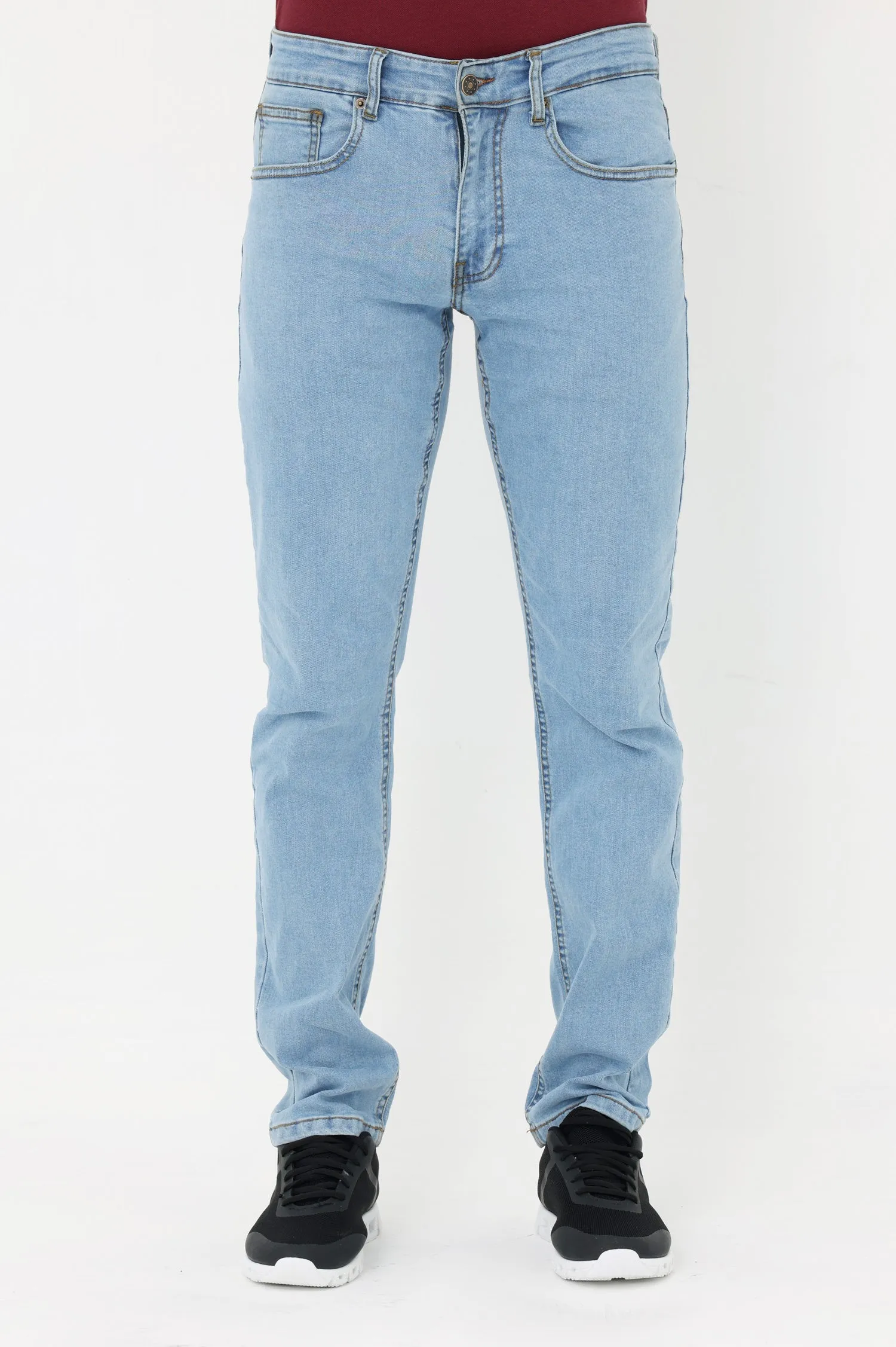 CLASSIC FIT MEN'S JEANS-SKY-BLUE