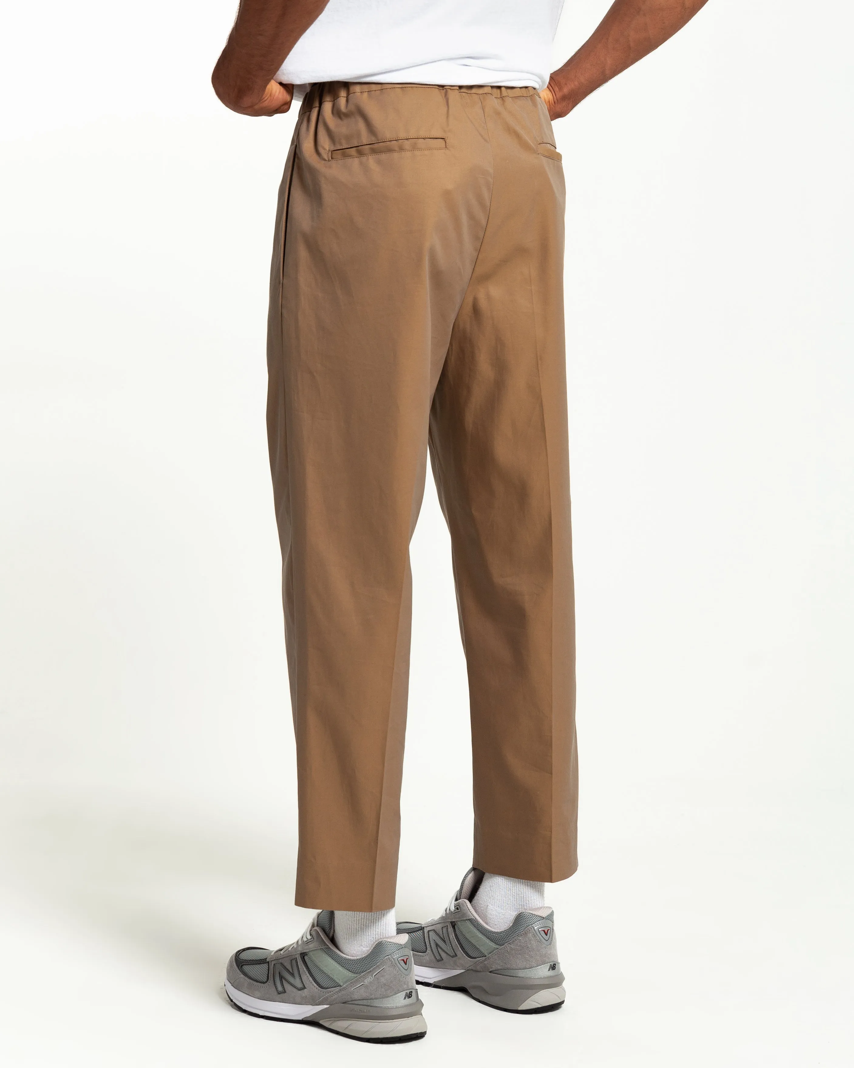 Cropped Tech Trousers in Shark