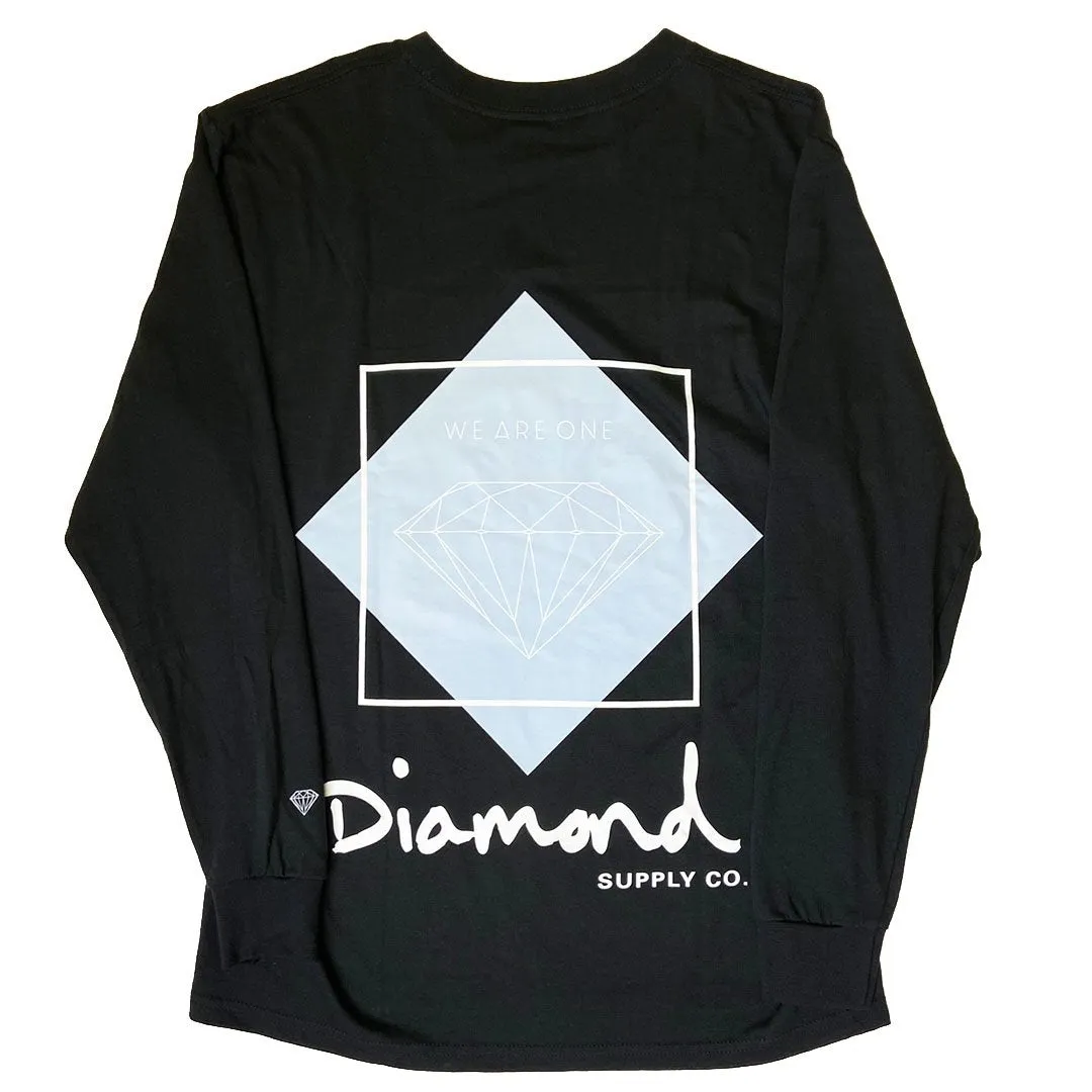 DIAMOND SUPPLY We Are One Long Sleeve T-Shirt