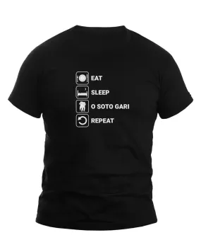 Eat Sleep O Soto Gari Repeat Judo T-Shirt