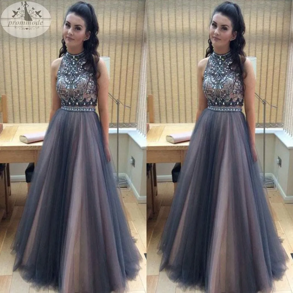 Elegant  A-Line Sleeveless Prom Dress with Beading,Party Dresses, Evening Dresses,PDY0316