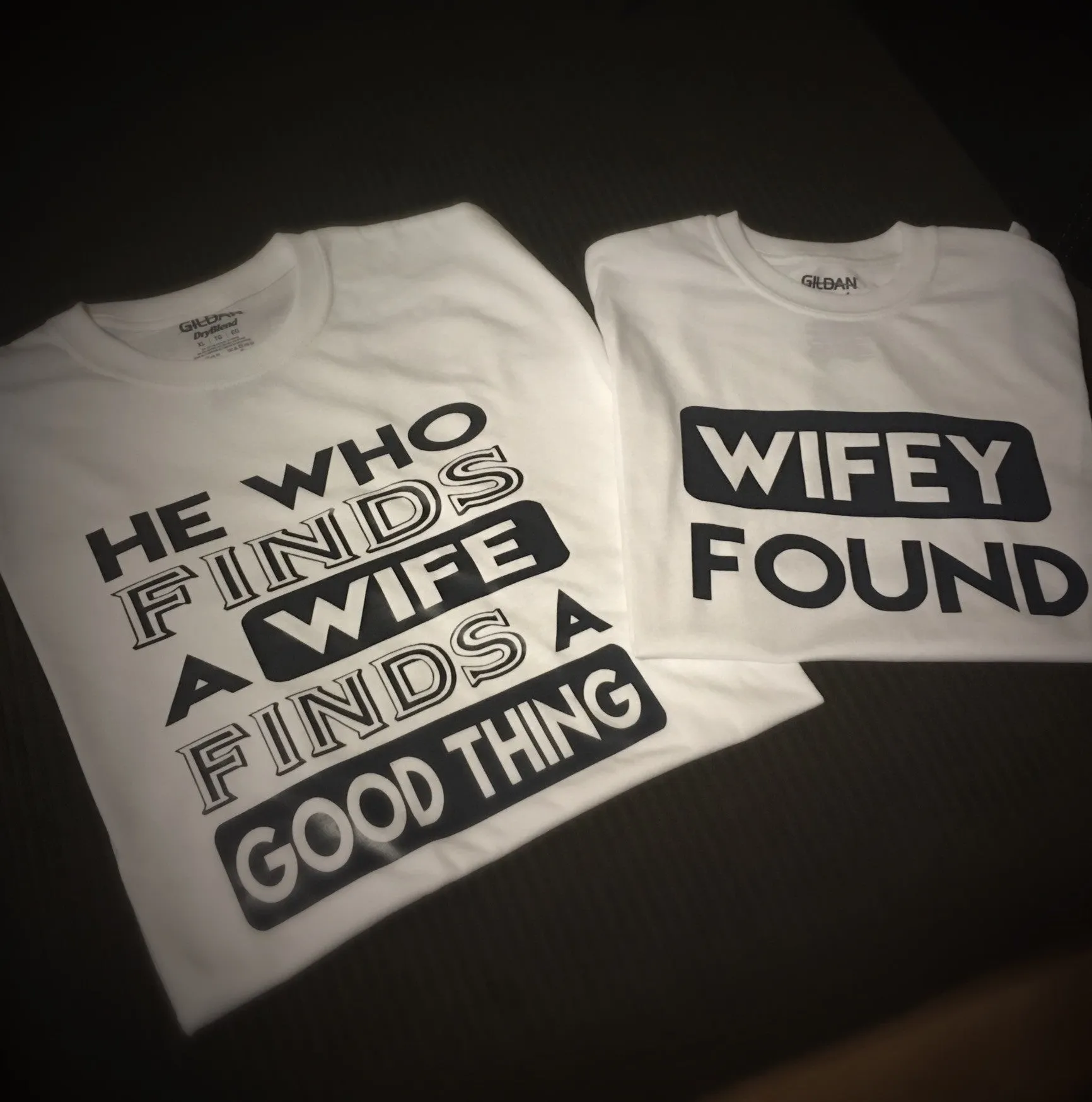 Family - He Who Finds A Wife/Wifey Found T-Shirt