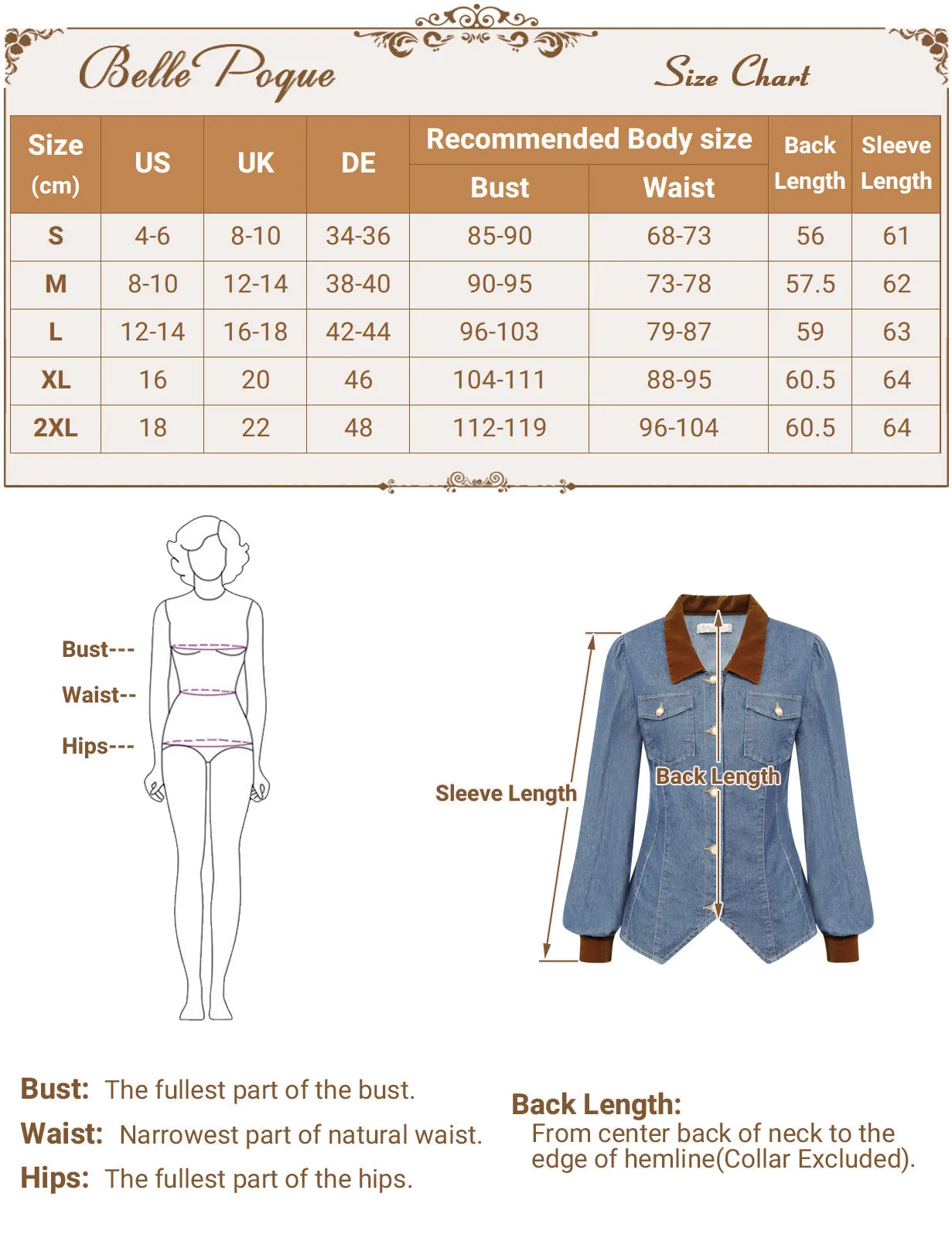 Fans Look of Lightweight Denim Shirt Vintage Long Sleeve Button Down Collared Distressed Jean Jacket Blouse Tops