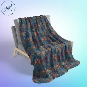 Fleece Sherpa Blanket - Oceanic Kaleidoscope