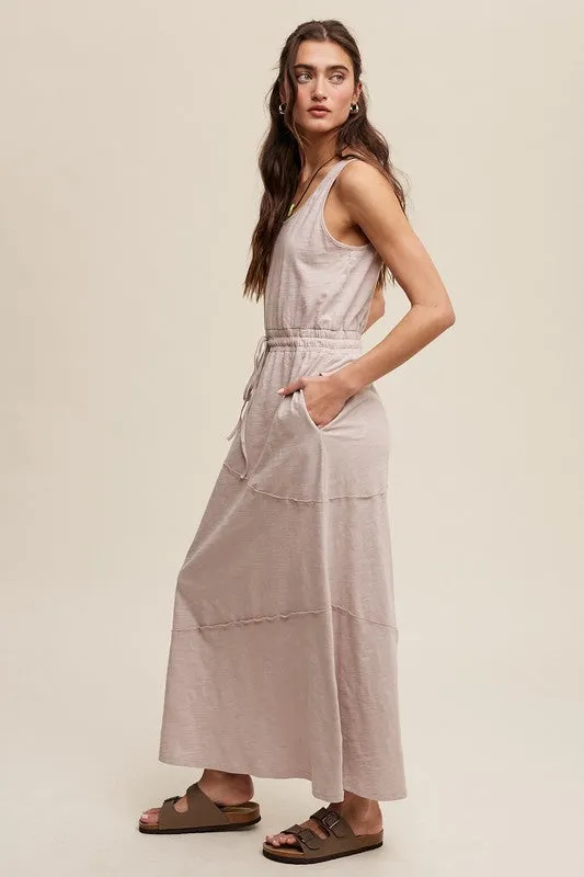 Gabrielle Terry Tank Maxi Dress