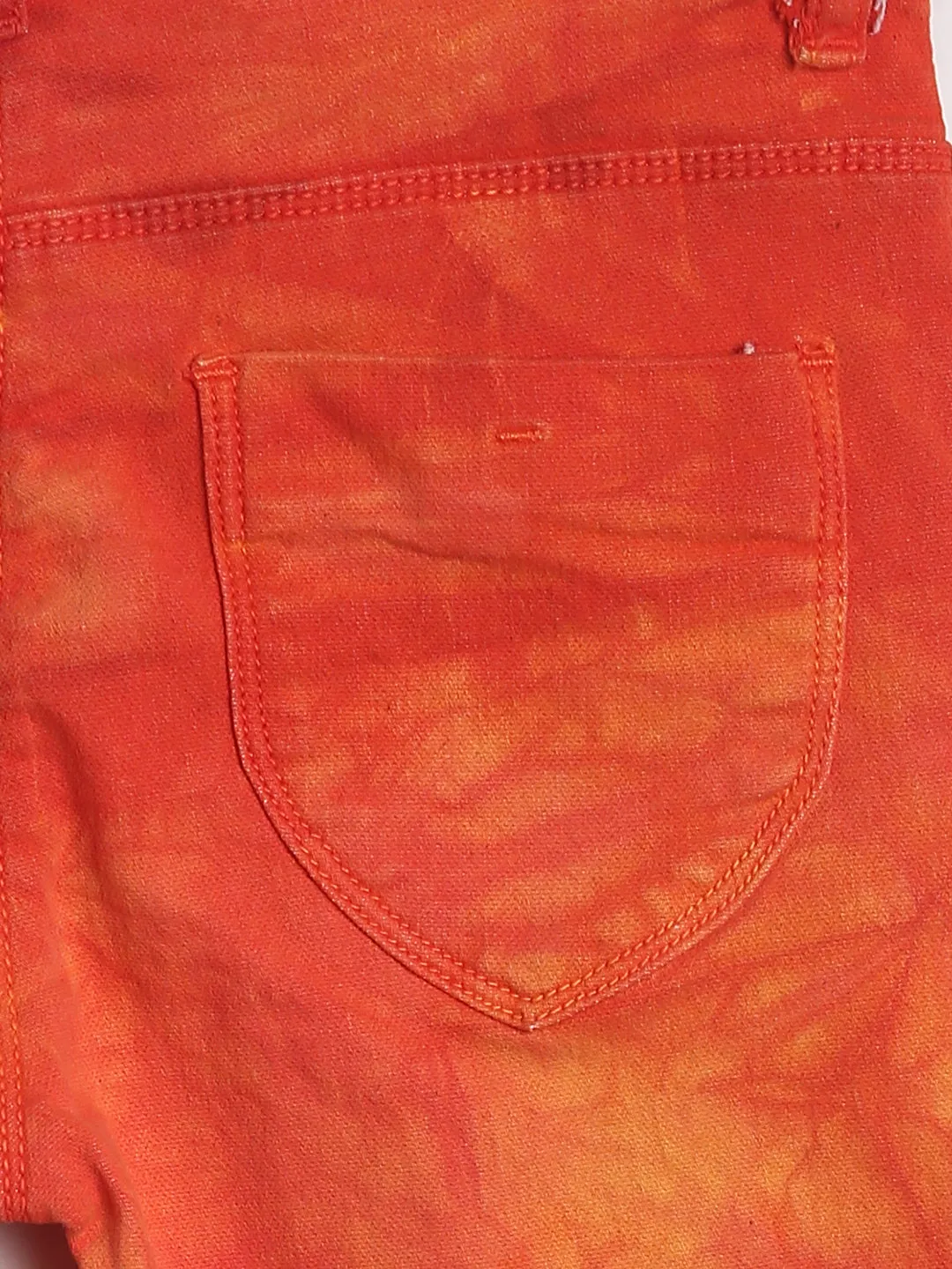 Girls Whiskered Orange Trouser