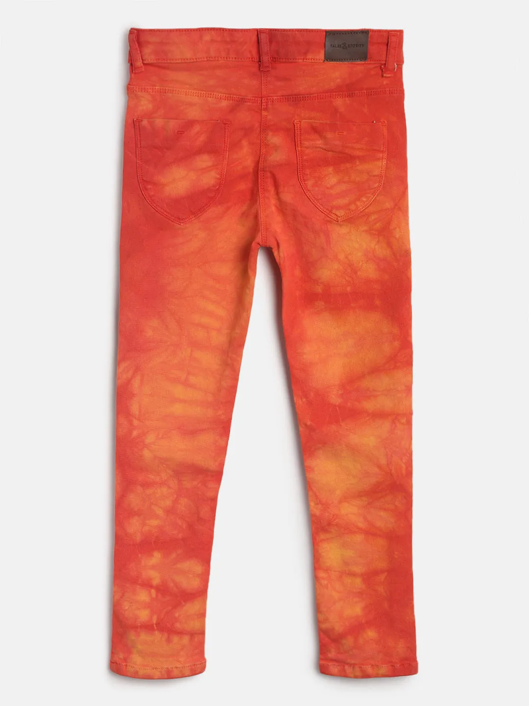 Girls Whiskered Orange Trouser