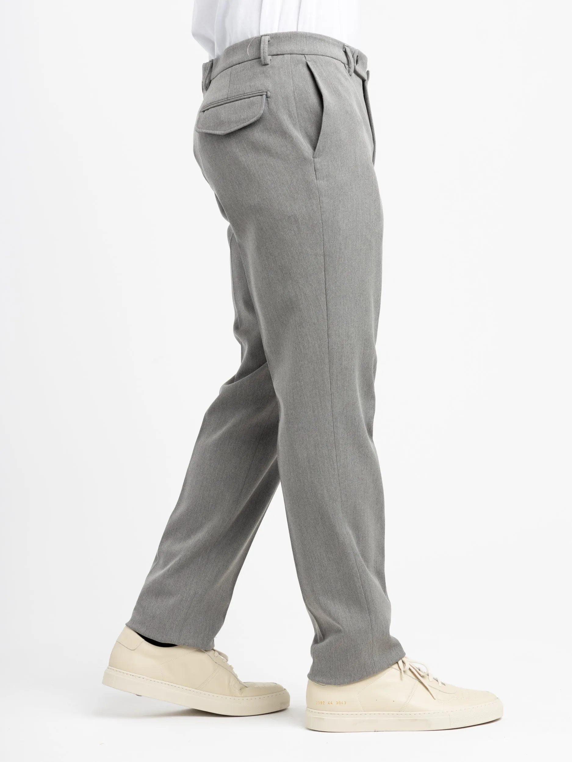 Grey Straight Leg Trousers