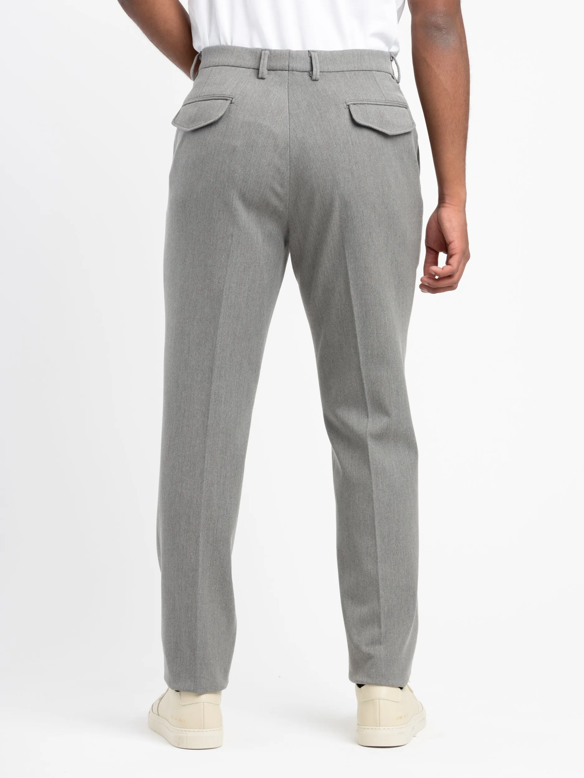 Grey Straight Leg Trousers