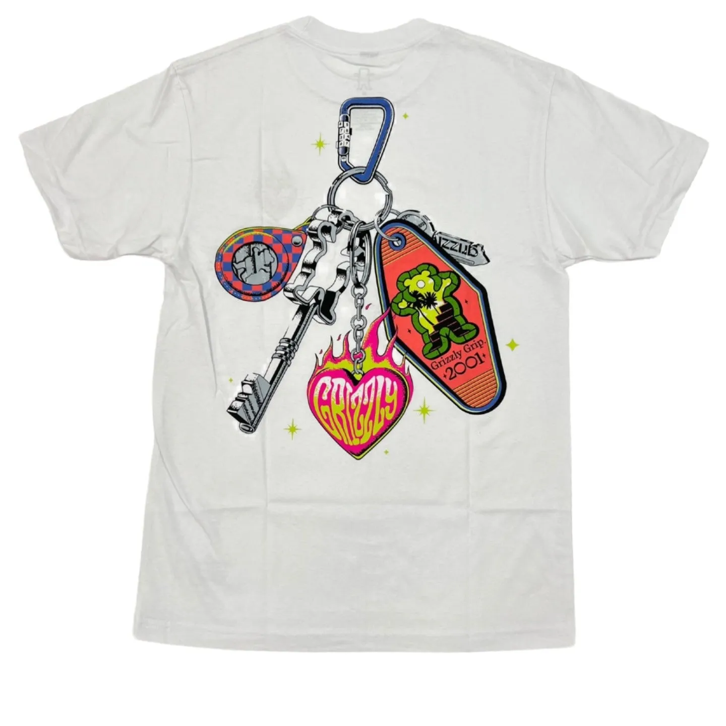 GRIZZLY Keys Open Graphic T-shirt