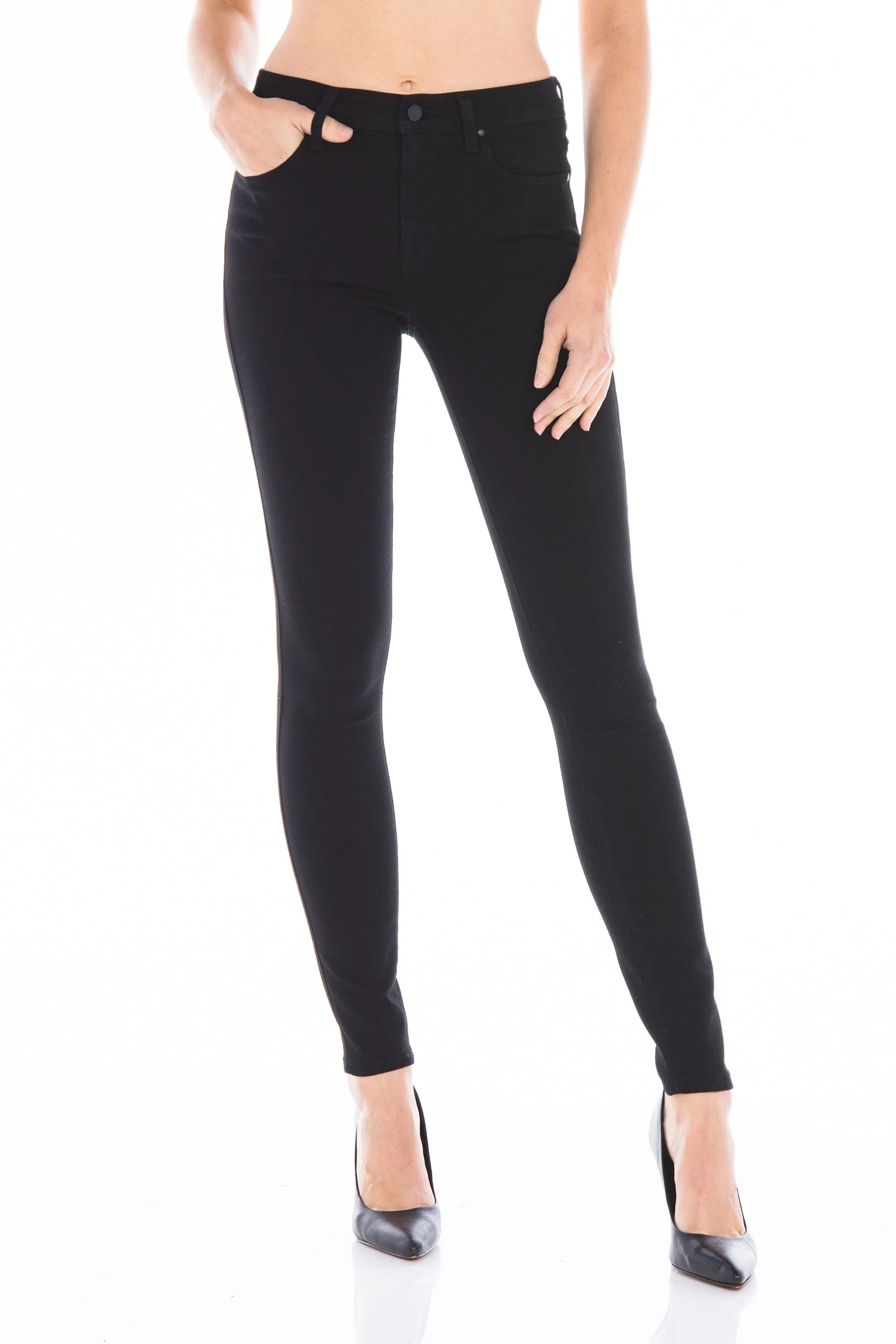 GWEN HIGH RISE SKINNY IN JETT