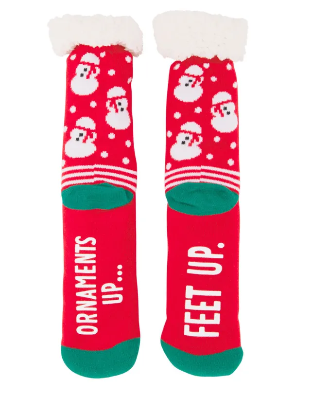 Hallmark Keepsake Feet Up Novelty Crew Socks