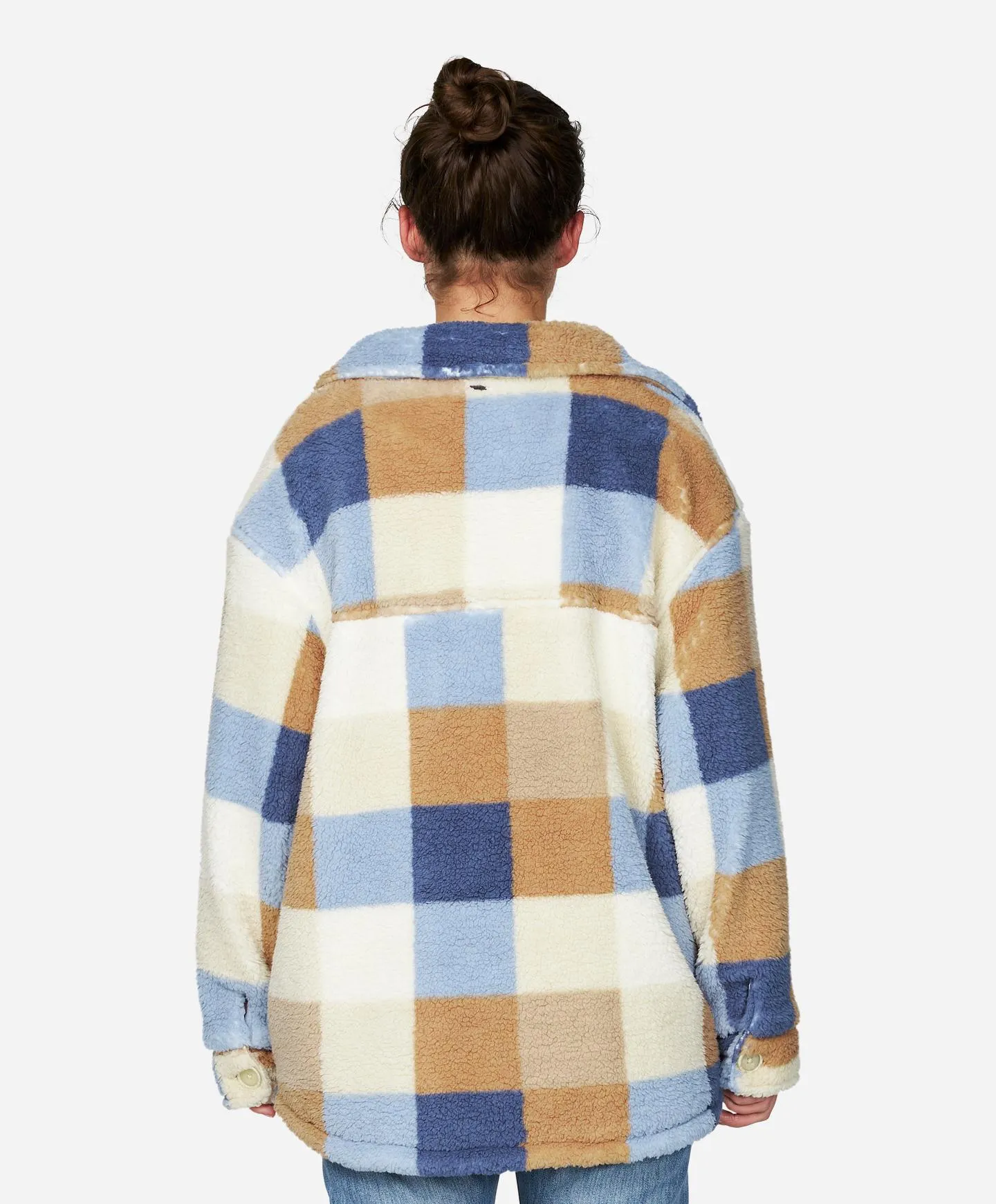 Heath Plaid Jacket - Winter White