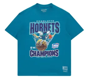 Hornets Nothing But Net Vintage NBA T-Shirt by Mitchell & Ness