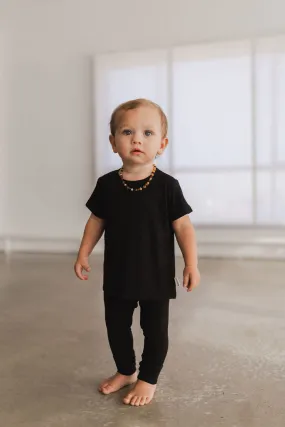 Infants / Toddlers Basic Leggings - BLACK