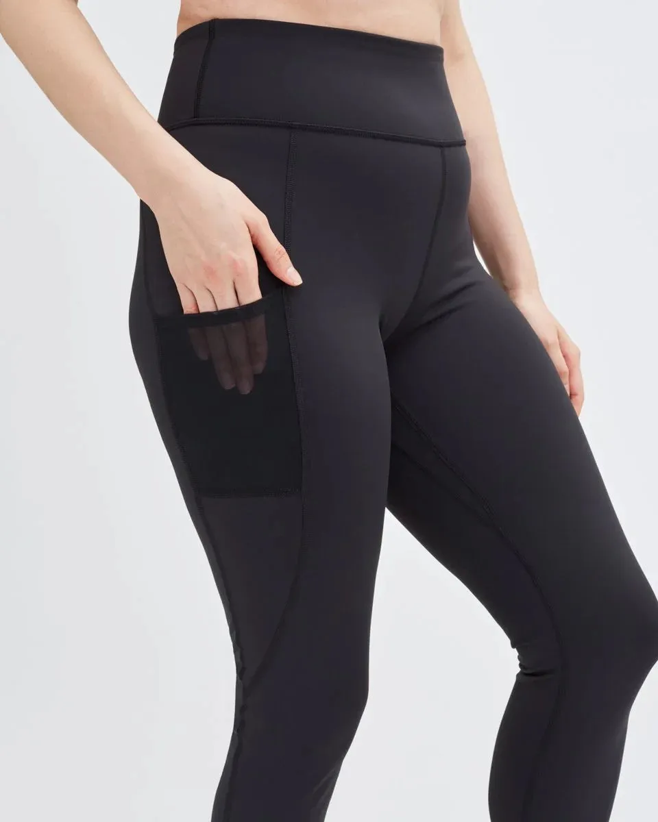 InMotion 7/8 Pocket Leggings - Meteorite Black