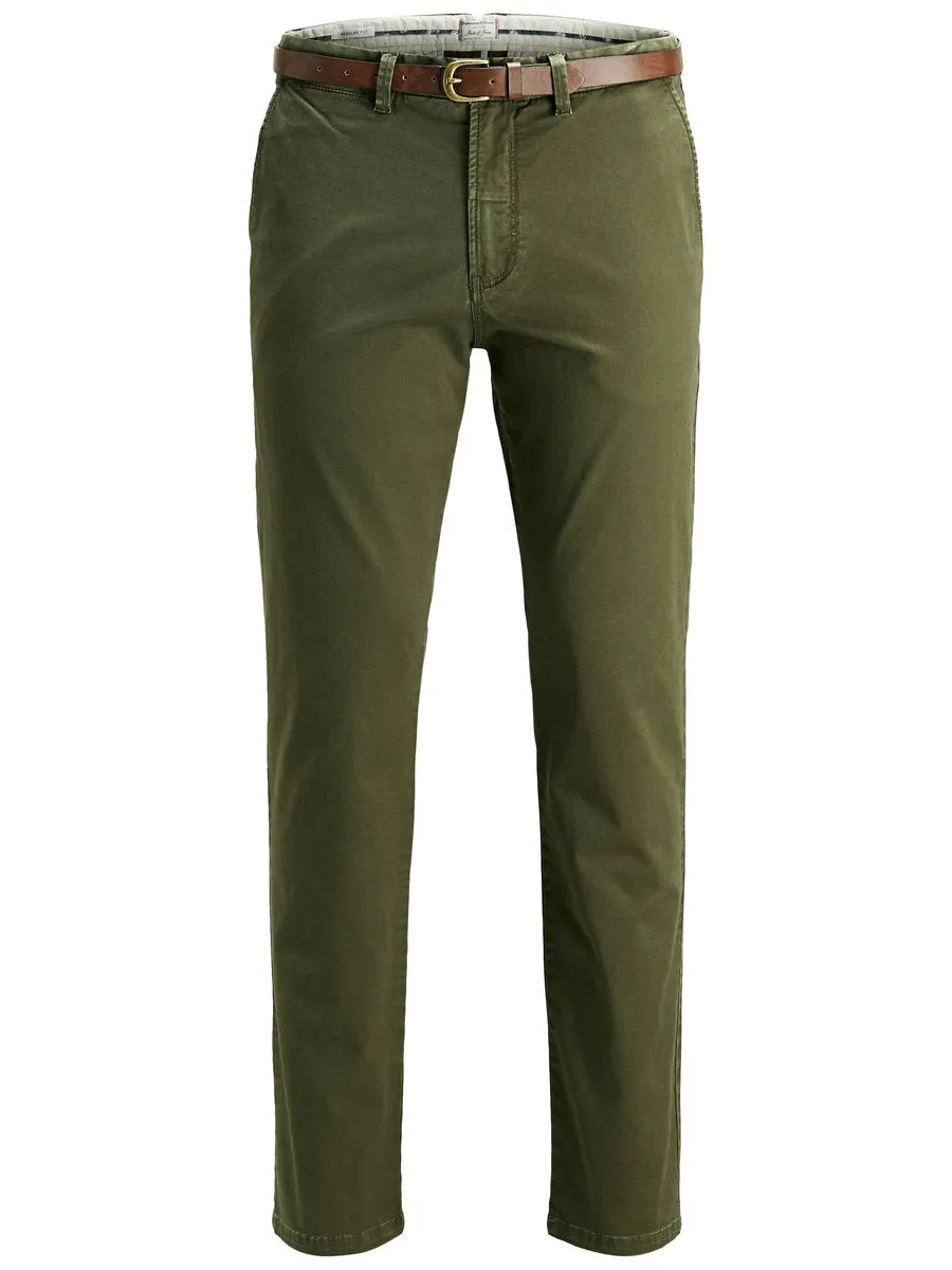 Jack & Jones CODY/SPENCER Trousers OLIVE