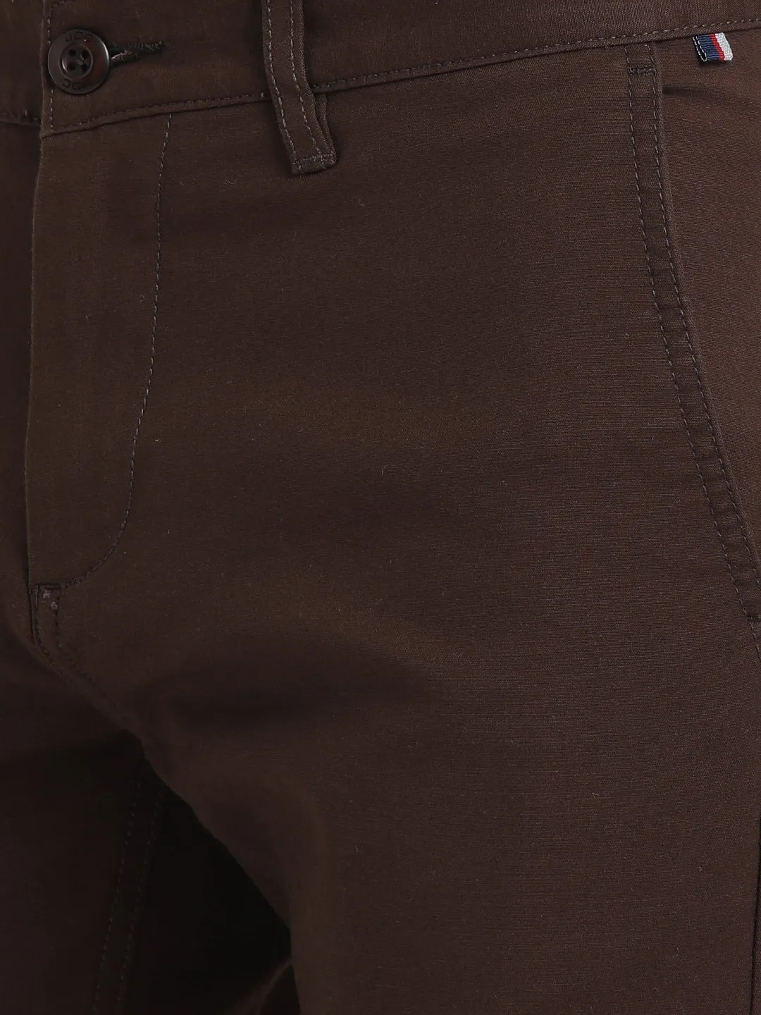 JDC Casual Solid Trouser - Brown