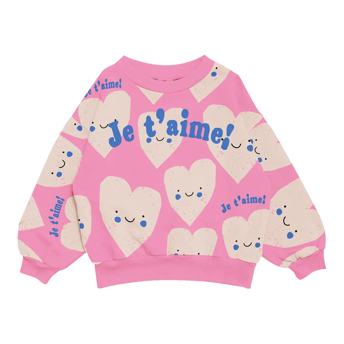 Je T'aime Hearts Sweatshirt